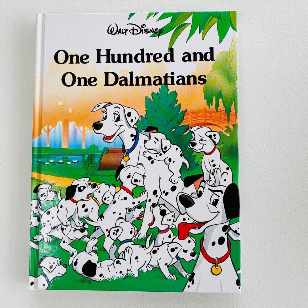 Walt Disney One Hundred and One Dalmations Hard Back Book Vintage 1992 NM